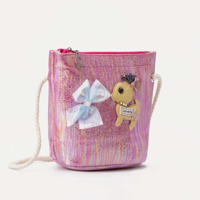 Сумка детская на молнии, цвет малиновый
Сумка детская на молнии, цвет малиновый