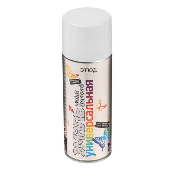 Эмаль ЭТЮД универсальная для пластика, 7035 светло-серая, 400 мл, аэрозоль