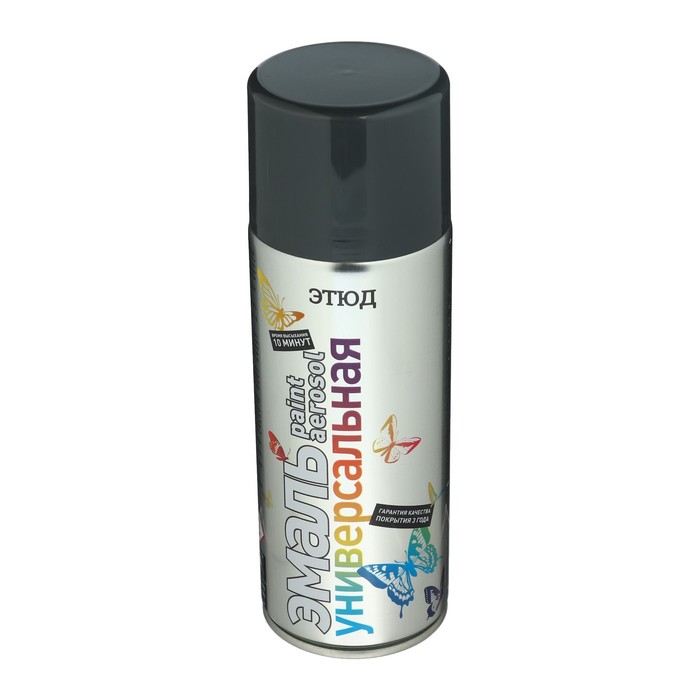 Эмаль ЭТЮД универсальная, 7024 темно-серая, 400 мл, аэрозоль
Эмаль ЭТЮД универсальная, 7024 темно-серая, 400 мл, аэрозоль