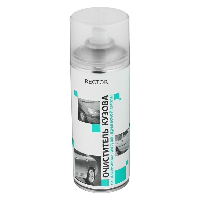Очиститель кузова RECTOR от насекомых, битума, смолы, 400 мл, аэрозоль 
Очиститель кузова RECTOR от насекомых, битума, смолы, 400 мл, аэрозоль