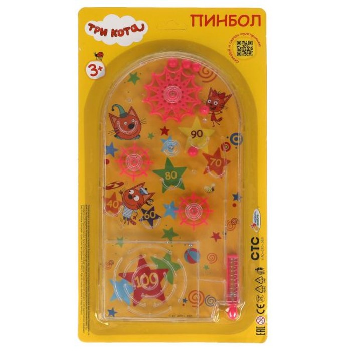 Настольная игра пинбол «Три Кота»
Настольная игра пинбол «Три Кота»