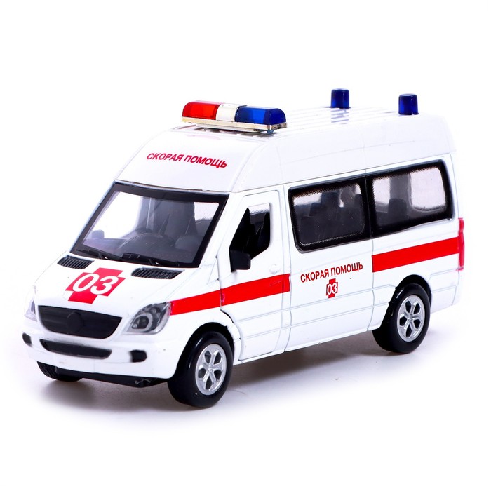 Машина металлическая «Скорая помощь», инерционная, открываются двери
Машина металлическая «Скорая помощь», инерционная, открываются двери