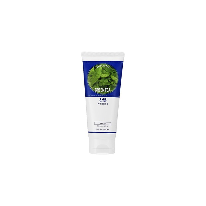 Очищающая пенка с зеленым чаем, матирующая Daily Fresh Green tea Cleansing Foam, 150 мл 
Очищающая пенка с зеленым чаем, матирующая Daily Fresh Green tea Cleansing Foam, 150 мл