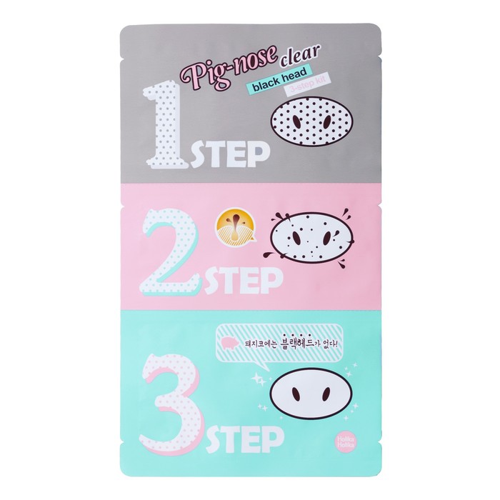 3-х ступенчатый набор средств для очистки пор Pig-nose Clear Black Head 3-step Kit
3-х ступенчатый набор средств для очистки пор Pig-nose Clear Black Head 3-step Kit