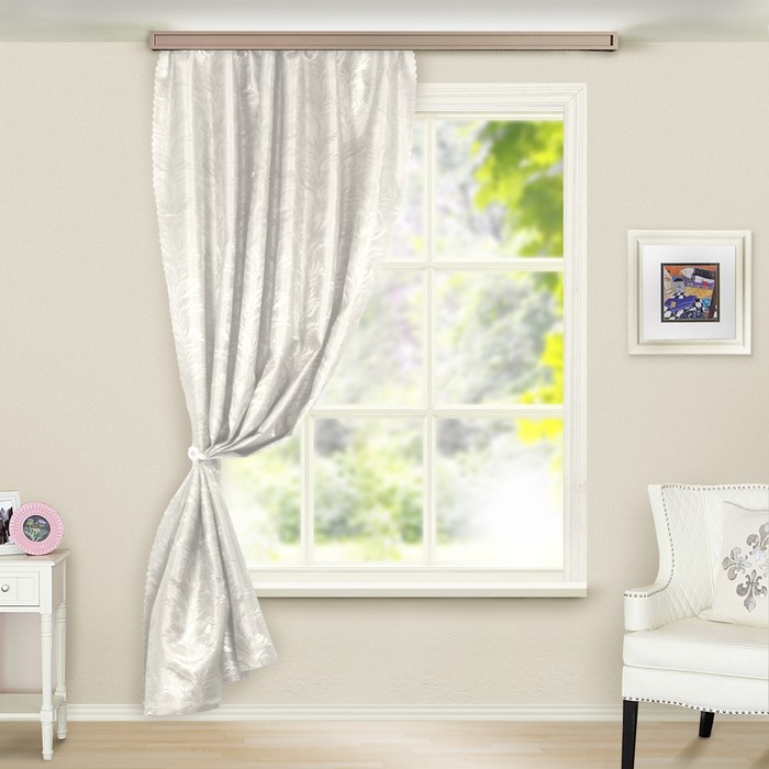 Штора для кухни Жаксатин 135*180 см, молочный, пэ, 1шт
Штора для кухни Жаксатин 135*180 см, молочный, пэ, 1шт