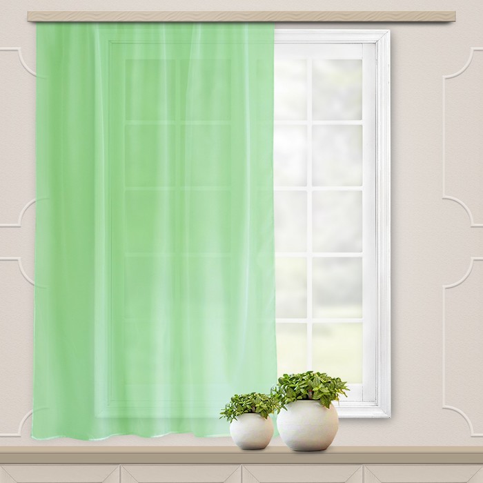 Штора вуаль Witerra 140*180 см, фисташка, пэ
Штора вуаль Witerra 140*180 см, фисташка, пэ