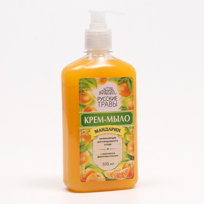 Жидкое крем-мыло Русские Травы "Мандарин" дозатор, 500 мл
Жидкое крем-мыло Русские Травы "Мандарин" дозатор, 500 мл