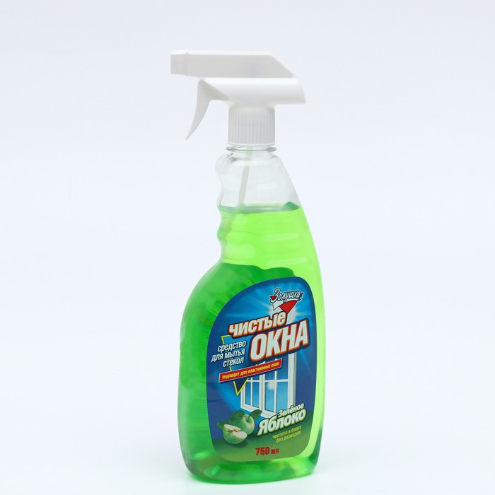 Средство для мытья стекол Золушка, Чистые окна "Зеленое Яблоко" триггер, 750 мл
Средство для мытья стекол Золушка, Чистые окна "Зеленое Яблоко" триггер, 750 мл
