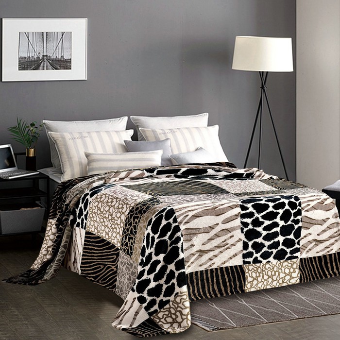 Плед 180х200 см, велсофт, 280г/м пэ100% 
Плед 180х200 см, велсофт, 280г/м пэ100%