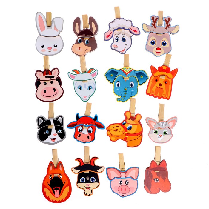 Игра с прищепками «Чьи уши №1»
Игра с прищепками «Чьи уши №1»