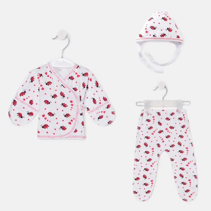 Комплект для девочки, цвет белый/красный, рост 56 см
Комплект для девочки, цвет белый/красный, рост 56 см