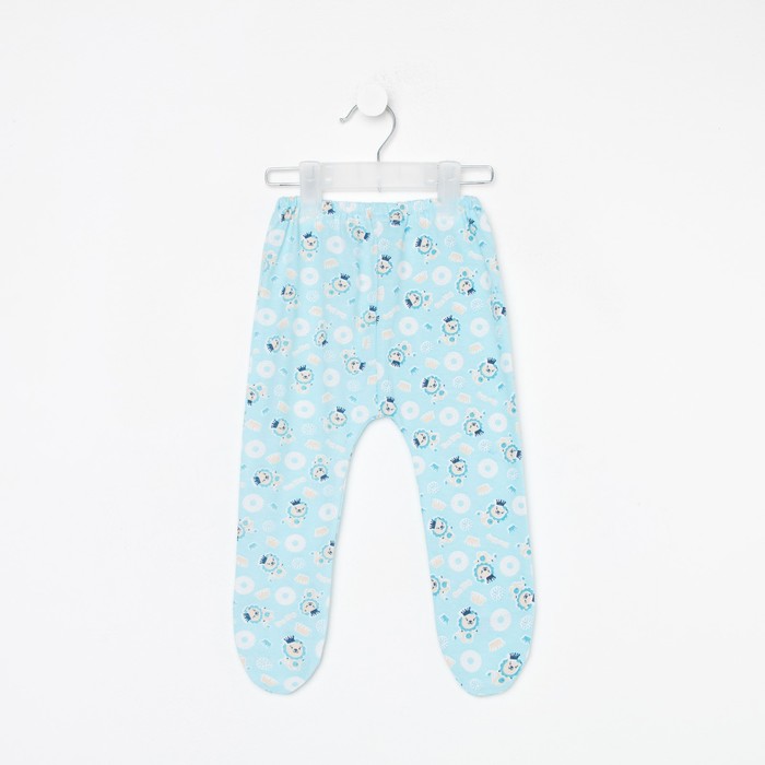 Ползунки для мальчика, цвет голубой/львы, рост 62 см
Ползунки для мальчика, цвет голубой/львы, рост 62 см