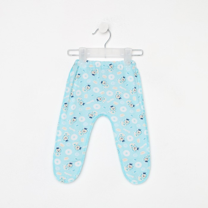 Ползунки для мальчика, цвет голубой/львы, рост 56 см
Ползунки для мальчика, цвет голубой/львы, рост 56 см