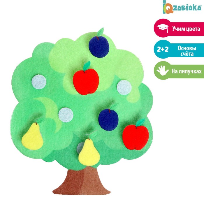 Развивающий набор из фетра «Фруктовое дерево»
Развивающий набор из фетра «Фруктовое дерево»