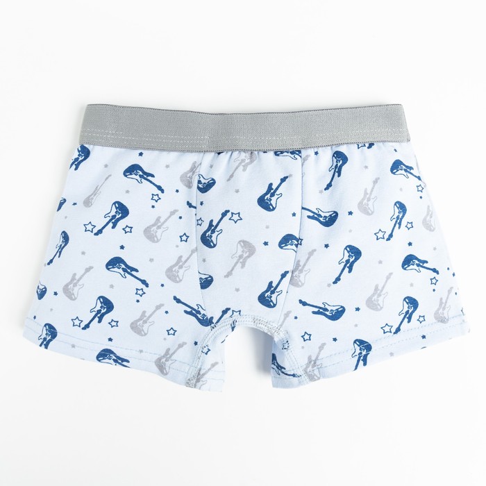 Трусы-боксеры для мальчика, цвет синий/гитара, рост 110 см
Трусы-боксеры для мальчика, цвет синий/гитара, рост 110 см