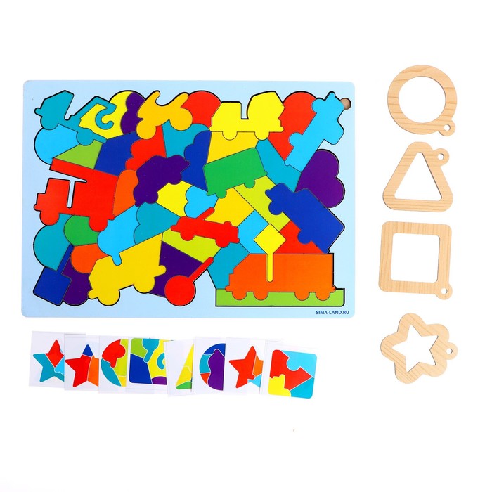 Головоломка «Найди фрагмент», транспорт
Головоломка «Найди фрагмент», транспорт