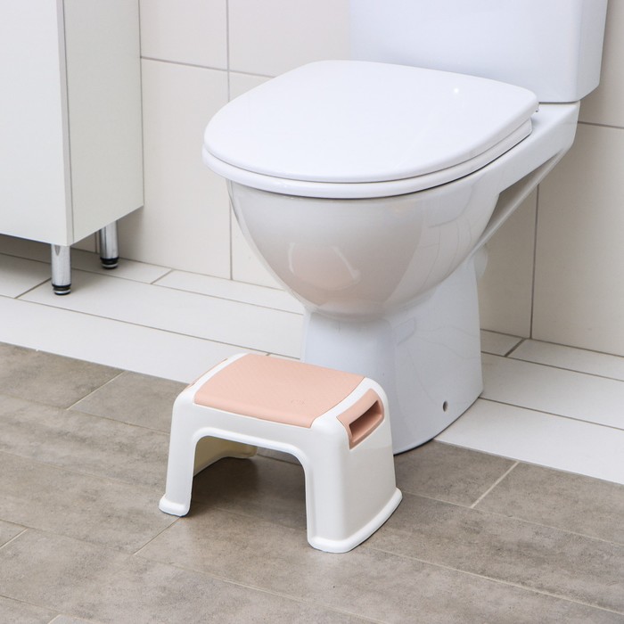 Подставка детская, цвет белый/розовый 
Подставка детская, цвет белый/розовый