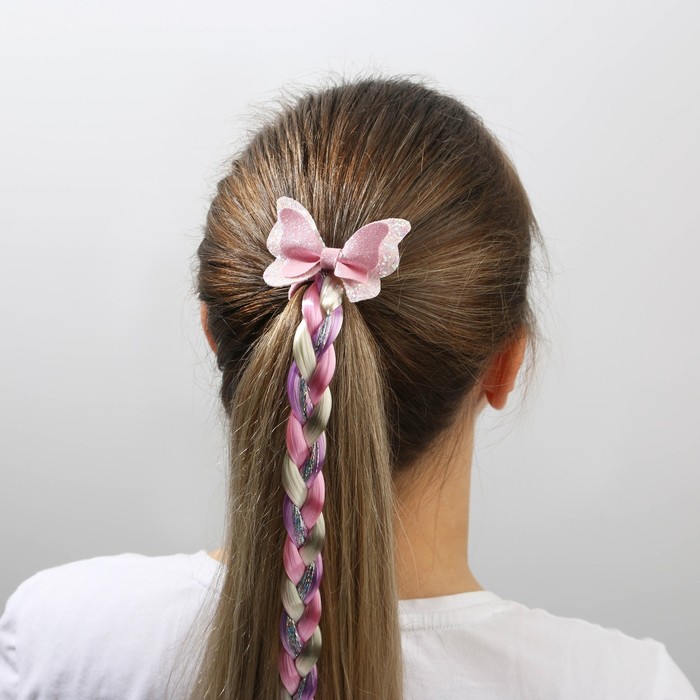 Цветная прядь косичка «Королева милоты», на резинке
Цветная прядь косичка «Королева милоты», на резинке