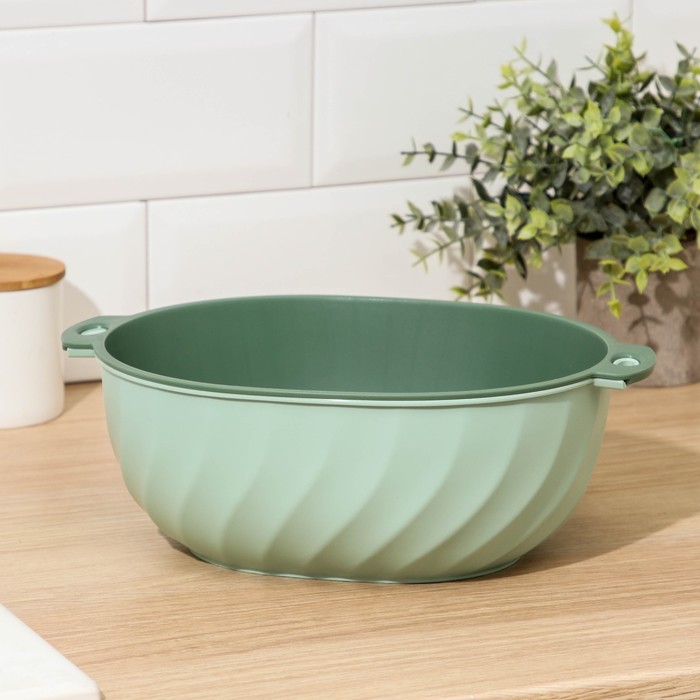 Дуршлаг кухонный овальный с поддоном «Солнышко», 28×22×9,5 см, цвет МИКС
Дуршлаг кухонный овальный с поддоном «Солнышко», 28×22×9,5 см, цвет МИКС