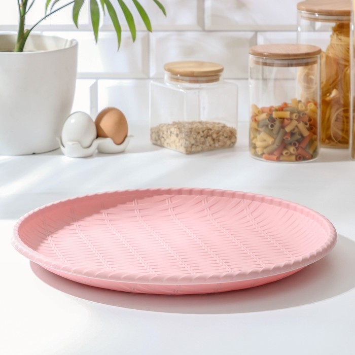 Блюдо «Текстура», круглое, 36×3 см, цвет МИКС
Блюдо «Текстура», круглое, 36×3 см, цвет МИКС