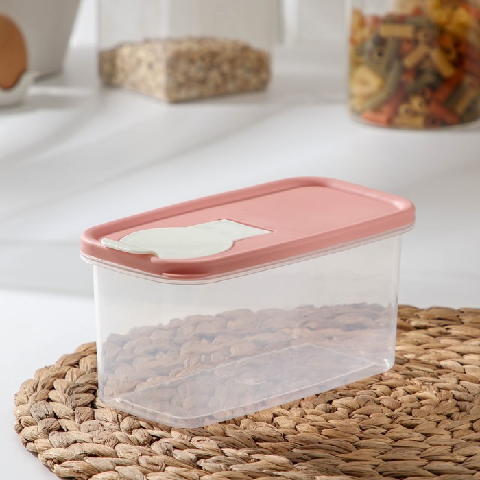 Банка для сыпучих продуктов «Лагда», 18,5×10×9 см, цвет МИКС
Банка для сыпучих продуктов «Лагда», 18,5×10×9 см, цвет МИКС