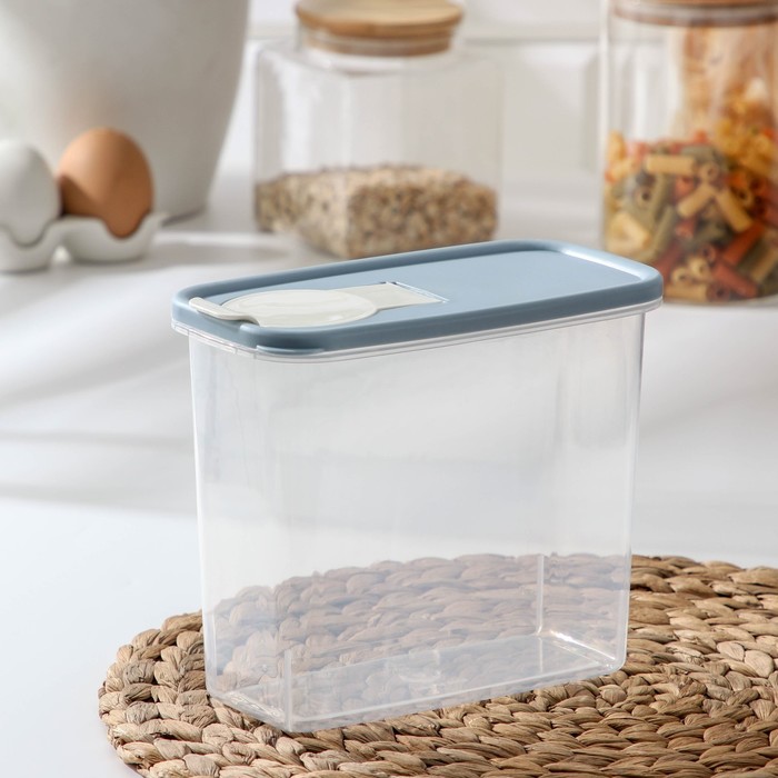 Банка для сыпучих продуктов «Лагда», 18,5×10×15 см, цвет МИКС
Банка для сыпучих продуктов «Лагда», 18,5×10×15 см, цвет МИКС