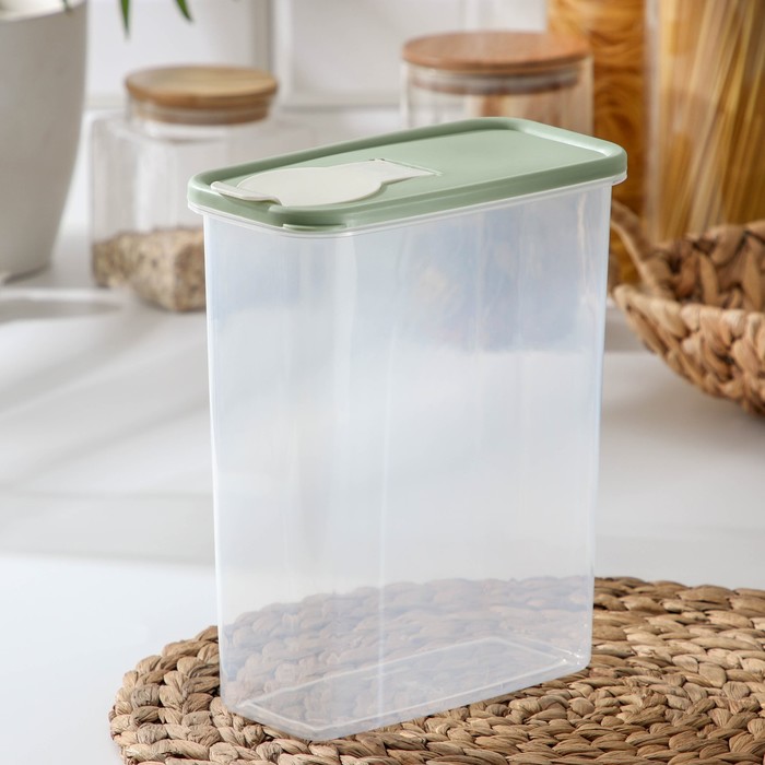 Банка для сыпучих продуктов «Лагда», 18,5×10×22 см, цвет МИКС
Банка для сыпучих продуктов «Лагда», 18,5×10×22 см, цвет МИКС