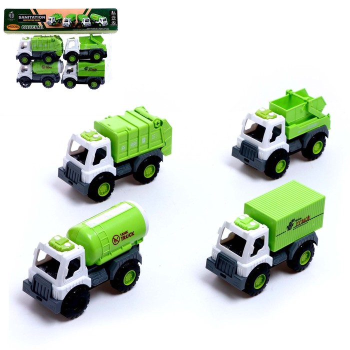 Набор инерционных машин «Спецслужбы», 4 штуки
Набор инерционных машин «Спецслужбы», 4 штуки