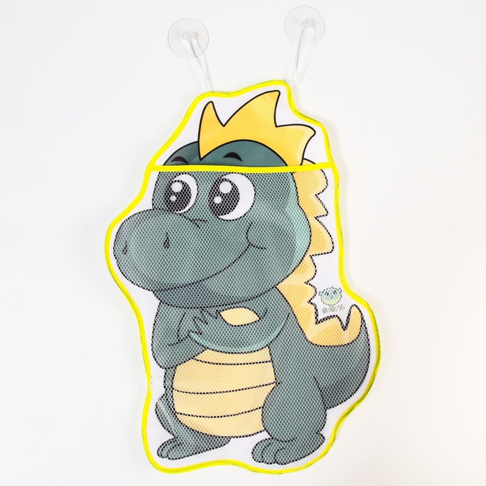 Сетка для хранения игрушек в ванной на присосках «Динозаврик»
Сетка для хранения игрушек в ванной на присосках «Динозаврик»