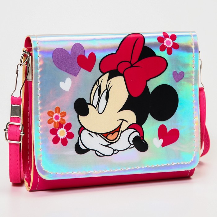 Сумка детская "Минни" розовая, голографическая
Сумка детская "Минни" розовая, голографическая