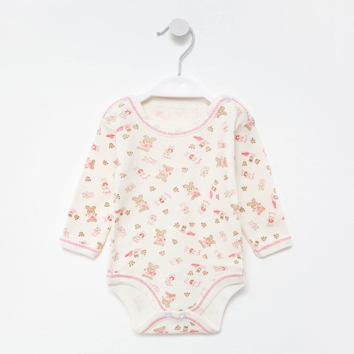 Боди детское, цвет молочный, рост 74 см
Боди детское, цвет молочный, рост 74 см