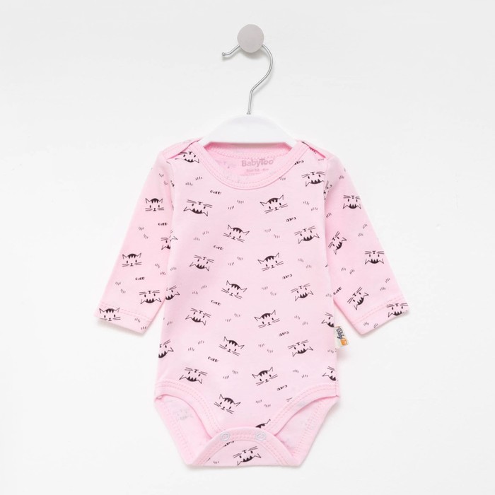 Боди детское, цвет розовый, рост 68 см
Боди детское, цвет розовый, рост 68 см