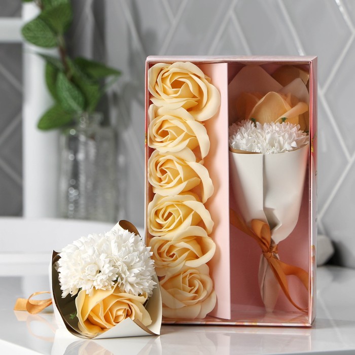 Набор «8 Марта» мыльный букет, мыльные цветочки
Набор «8 Марта» мыльный букет, мыльные цветочки