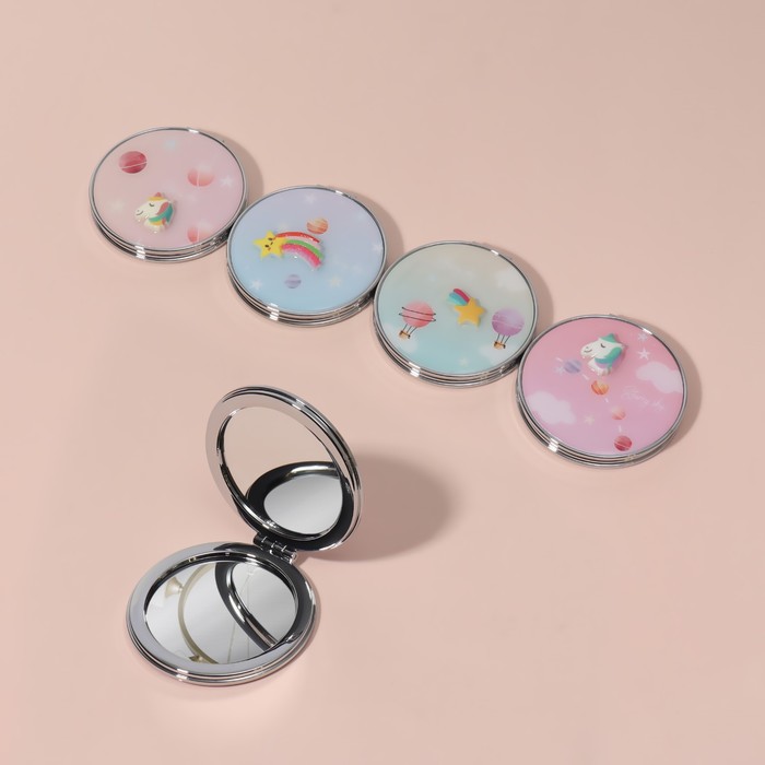 Зеркало складное «Единорог», d 7,3 см, с увеличением, рисунок МИКС
Зеркало складное «Единорог», d 7,3 см, с увеличением, рисунок МИКС