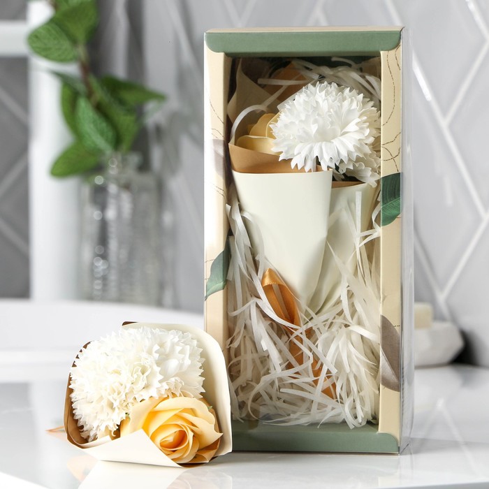 Букет из мыла твердого лепесткового«Ты чудесна»