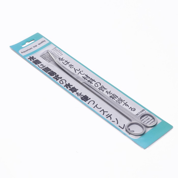 Зажим корнцанг аквариумный, изогнутый, 27 см
Зажим корнцанг аквариумный, изогнутый, 27 см