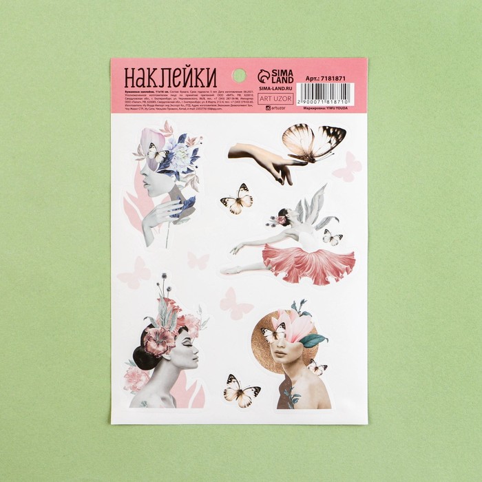 Наклейки бумажные «Красота», 11 × 16 см
Наклейки бумажные «Красота», 11 × 16 см