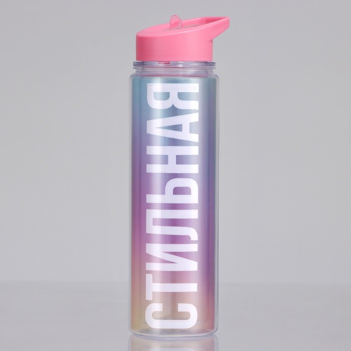 фото Бутылка для воды «стильная», 550 мл 5237584 svoboda voli