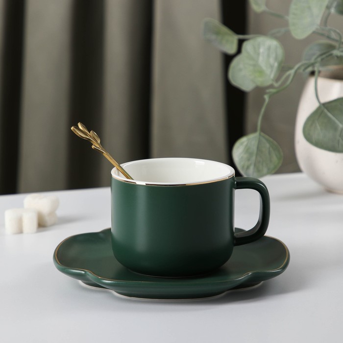 Кофейная пара «Ферреро», чашка 180 мл, блюдце d=14,5 см, цвет изумруд матовый
Кофейная пара «Ферреро», чашка 180 мл, блюдце d=14,5 см, цвет изумруд матовый