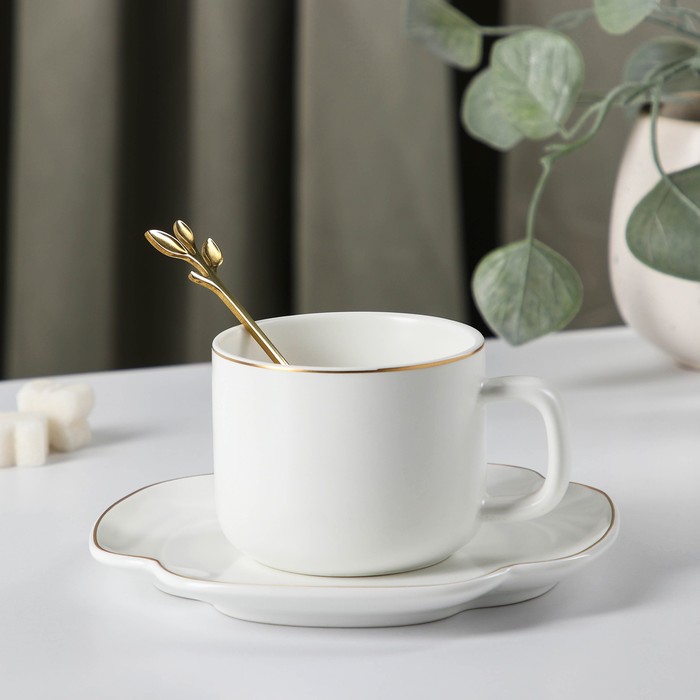 Кофейная пара «Ферреро», чашка 180 мл, блюдце d=14,5 см, цвет белый матовый
Кофейная пара «Ферреро», чашка 180 мл, блюдце d=14,5 см, цвет белый матовый