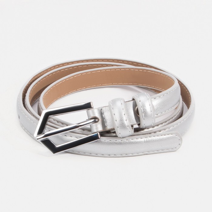 Ремень, ширина 1,5 см, винт, пряжка металл, цвет серебряный
Ремень, ширина 1,5 см, винт, пряжка металл, цвет серебряный