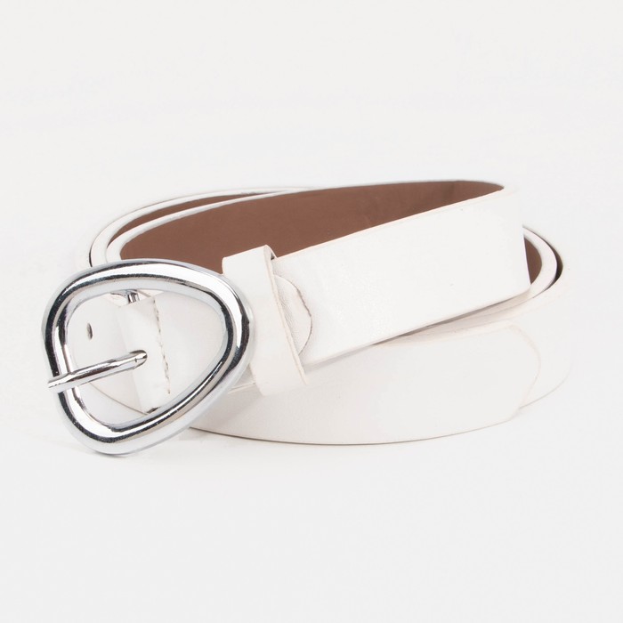 Ремень, ширина 2,5 см, винт, пряжка металл, цвет белый
Ремень, ширина 2,5 см, винт, пряжка металл, цвет белый