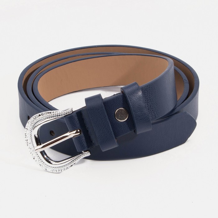 Ремень женский, ширина 2,5 см, винт, пряжка металл, цвет синий
Ремень женский, ширина 2,5 см, винт, пряжка металл, цвет синий