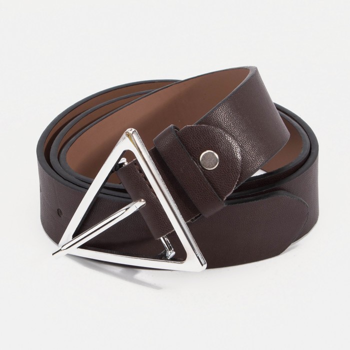 Ремень, ширина 3,5 см, винт, пряжка металл, цвет коричневый 
Ремень, ширина 3,5 см, винт, пряжка металл, цвет коричневый