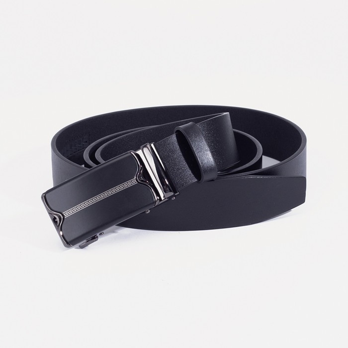 Ремень, ширина 4 см, автомат, пряжка тёмный металл, цвет чёрный
Ремень, ширина 4 см, автомат, пряжка тёмный металл, цвет чёрный