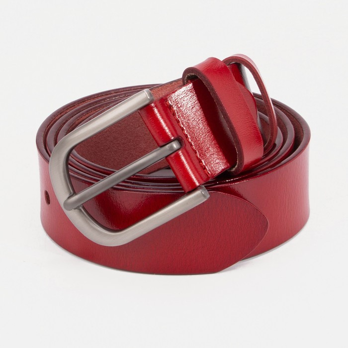 Ремень, ширина 3,5 см, винт, пряжка тёмный металл, цвет красный
Ремень, ширина 3,5 см, винт, пряжка тёмный металл, цвет красный