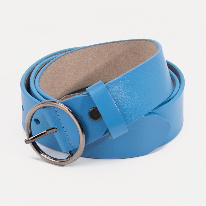 Ремень, ширина 3,5 см, винт, пряжка тёмный металл, цвет голубой
Ремень, ширина 3,5 см, винт, пряжка тёмный металл, цвет голубой