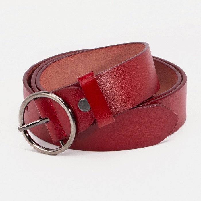 Ремень, ширина 3,5 см, винт, пряжка тёмный металл, цвет красный
Ремень, ширина 3,5 см, винт, пряжка тёмный металл, цвет красный