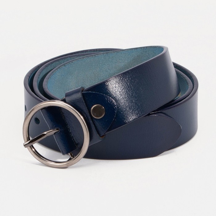 Ремень, ширина 3,5 см, винт, пряжка тёмный металл, цвет синий
Ремень, ширина 3,5 см, винт, пряжка тёмный металл, цвет синий