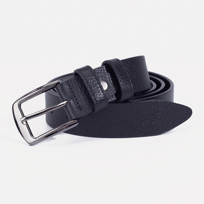 Ремень, ширина 3,5 см, винт, пряжка тёмный металл, цвет чёрный
Ремень, ширина 3,5 см, винт, пряжка тёмный металл, цвет чёрный